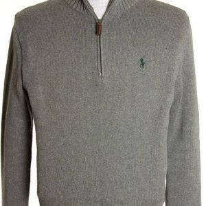 Polo 1/4 quarter zip pullover sweater men’s XXL